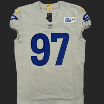 Michael Hoecht GAME ISSUED Los Angeles Rams Nike On-Field NFL Jersey Inc. COA