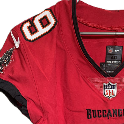 Emeka Egbuka GAME-ISSUED Tampa Bay Buccaneers On-Field Nike NFL Jersey🎽(Red)