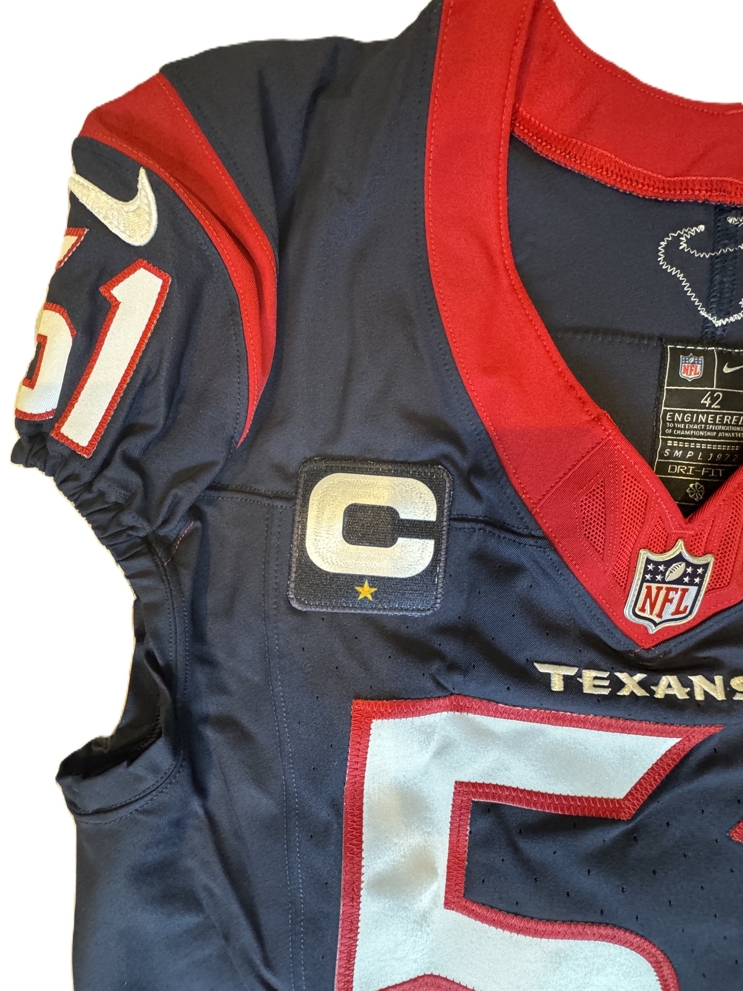 Will Anderson Jr TEAM ISSUED 💪 Houston Texans Nike NFL Jersey 👕 Includes COA 🛡️💯