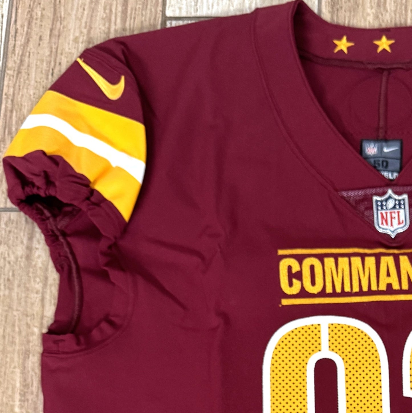 Jonathan Allen Hand-Signed Washington Commanders Authentic On-Field Nike NFL Jersey