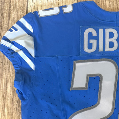 Jahmyr Gibbs SIGNED✍️Detroit Lions🦁Authentic Nike NFL Jersey👕 Also includes PSA Authentication💥