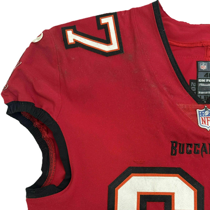 Luke Goedeke GAME WORN 💪12/07/25 Tampa Bay Buccaneers Nike NFL Jersey vs New Orleans Saints Includes Authenticity