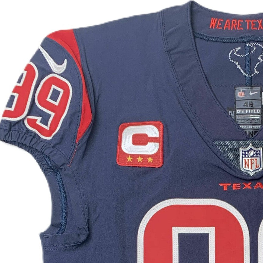 J.J. Watt TEAM / GAME ISSUED Color Rush 🎨 Houston Texans Nike NFL Jersey Inc COA 🛡️