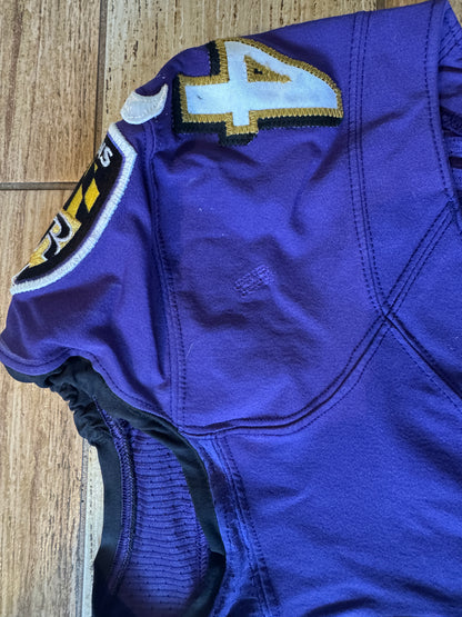 Josh Oliver GAME WORN💪11/20/22 Ravens💜vs. Panthers🐾On-Field NFL Nike Jersey Worn during the November 20, 2022 victory vs. Carolina Panthers