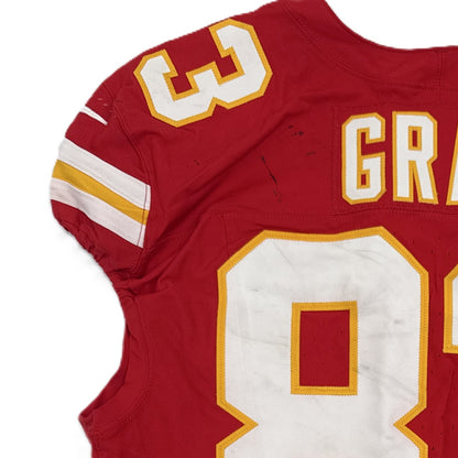 Noah Gray GAME WORN 💪 09/28/25 Kansas City Chiefs Nike NFL Jersey🎽vs. Baltimore Ravens - COA included 🛡️