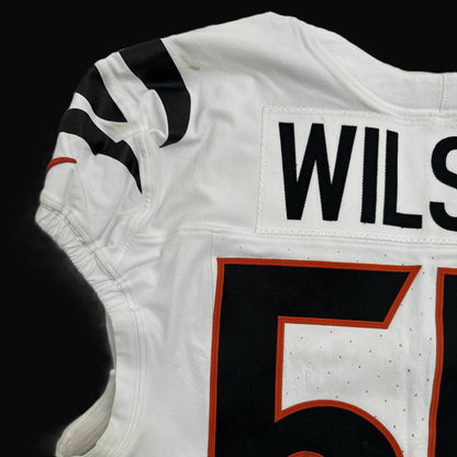 Logan Wilson GAME WORN/USED 10/12/25 💪 Cincinnati Bengals 🐅 Nike NFL Jersey vs Packers inc. COA 🛡️