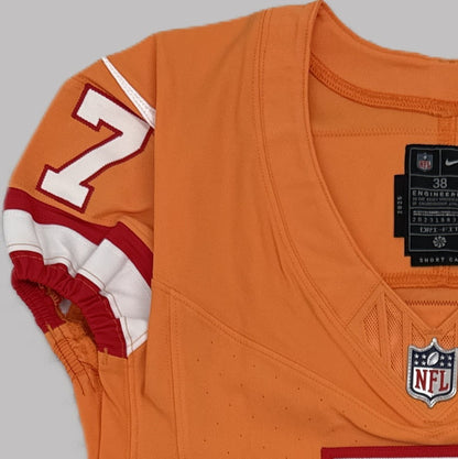 Bucky Irving GAME ISSUED Tampa Bay Buccaneers Nike NFL Creamsicle Jersey Inc.COA
