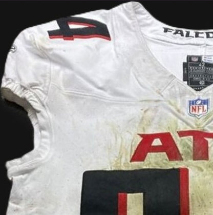 Feliepe Franks GAME WORN💪11/09/25 PHOTO MATCHED Atlanta Falcons NFL Jersey vs Indianapolis Colts Also includes PSA Authentication