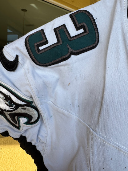 Milton Williams GAME WORN💪09/06/2024 Philadelphia Eagles🦅Nike NFL Jersey👕vs. Green Bay Packers matchup in São Paulo, Brazil