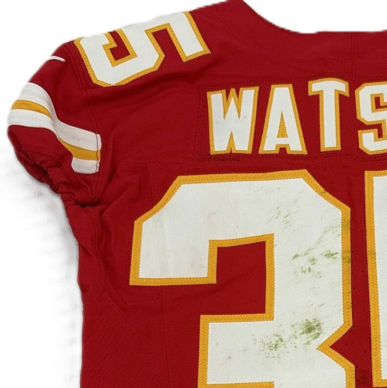 Jaylen Watson GAME WORN 💪 10/12/25 Kansas City Chiefs NFL Jersey 🎽 vs. Lions inc. COA 🛡️