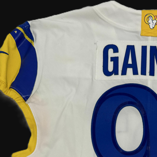 Greg Gaines TEAM ISSUED 💪 Los Angeles Rams Nike NFL On-Field Jersey 👕 Inc. COA 📄
