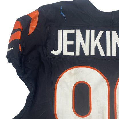 Kris Jenkins Jr. GAME WORN 10/05/25 💪 Cincinnati Bengals 🐅 Nike NFL Jersey vs Detroit Lions inc. COA 🛡️