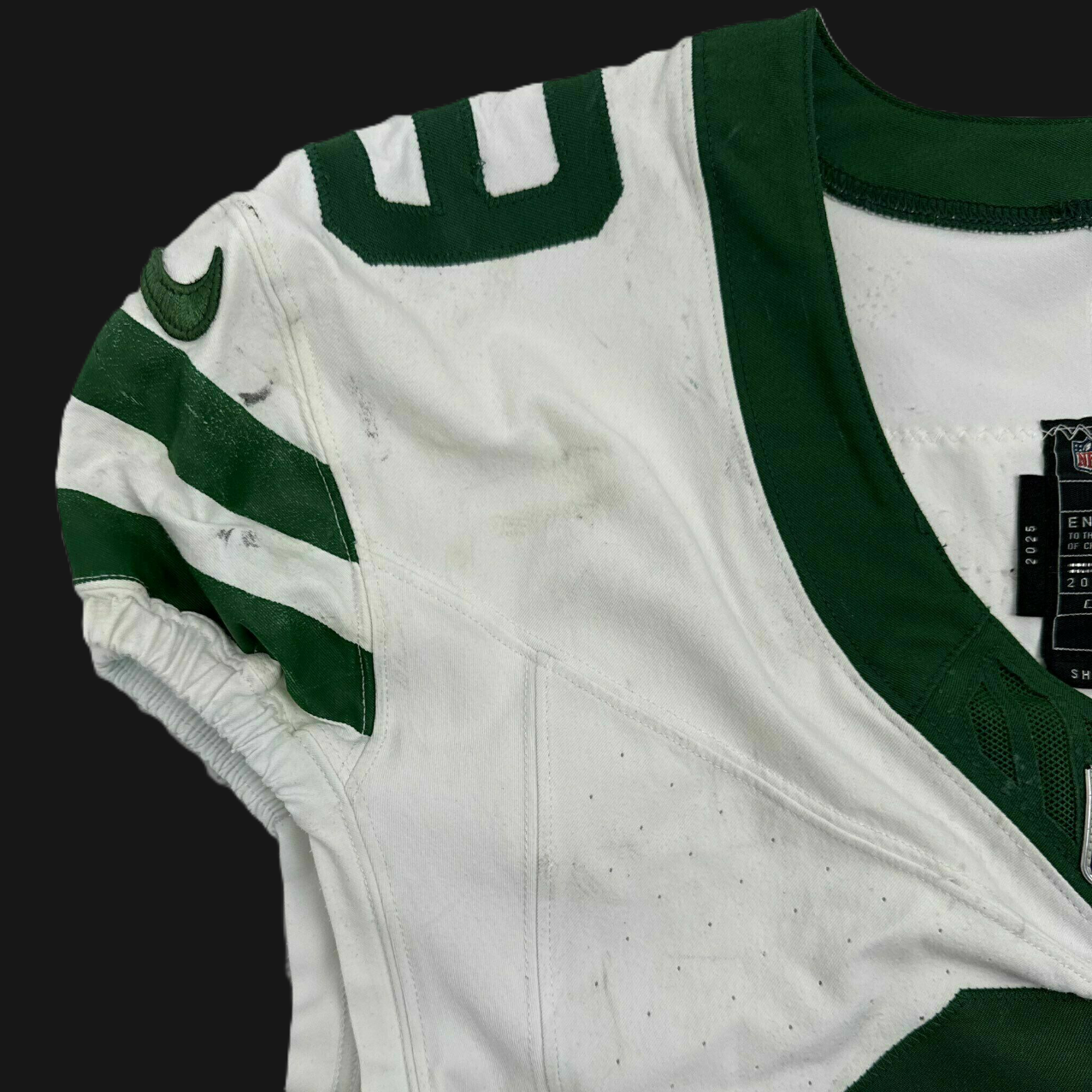 Will McDonald IV GAME WORN 💪 11/23/2025 New York Jets NFL Jersey 👕 vs Baltimore Ravens Also Includes Certificate of Authenticity 🛡️