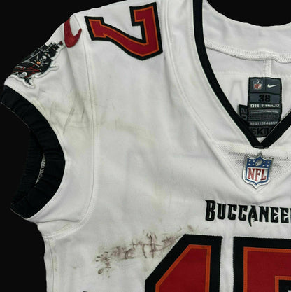 Sterling Shepard Signed & Inscribed GAME WORN 09/07/25 Tampa Bay Buccaneers Nike NFL Jersey vs. Atlanta Falcons Includes COA 📄