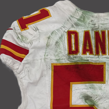 Mike Danna GAME WORN 💪 10/06/25 Kansas City Chiefs Nike NFL Jersey 🎽 vs Jaguars - COA included 🛡️