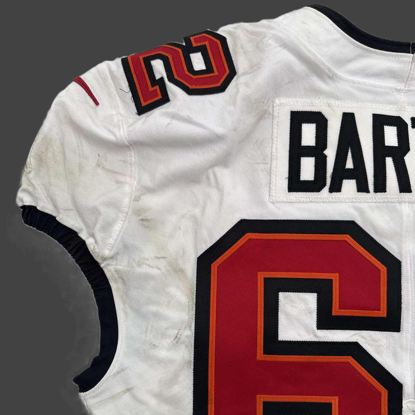 Graham Barton GAME WORN 💪 10/12/25 Tampa Bay Buccaneers Nike On-Field NFL Jersey 👕 vs. 49ers Inc. COA