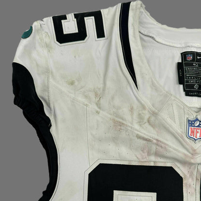 Brenton Strange GAME WORN 11/23/25 Jacksonville Jaguars 🐆 NFL Jersey vs Arizona Cardinals Also Includes Certificate of Authenticity