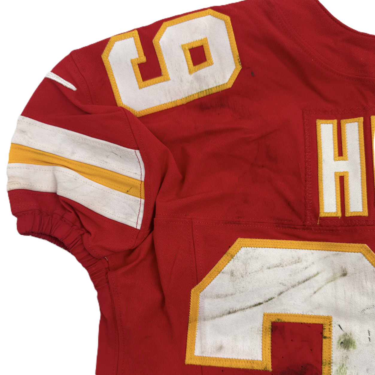 Kareem Hunt GAME-USED💪09/28/25 Kansas City Chiefs NFL Jersey🎽vs. Baltimore Ravens
