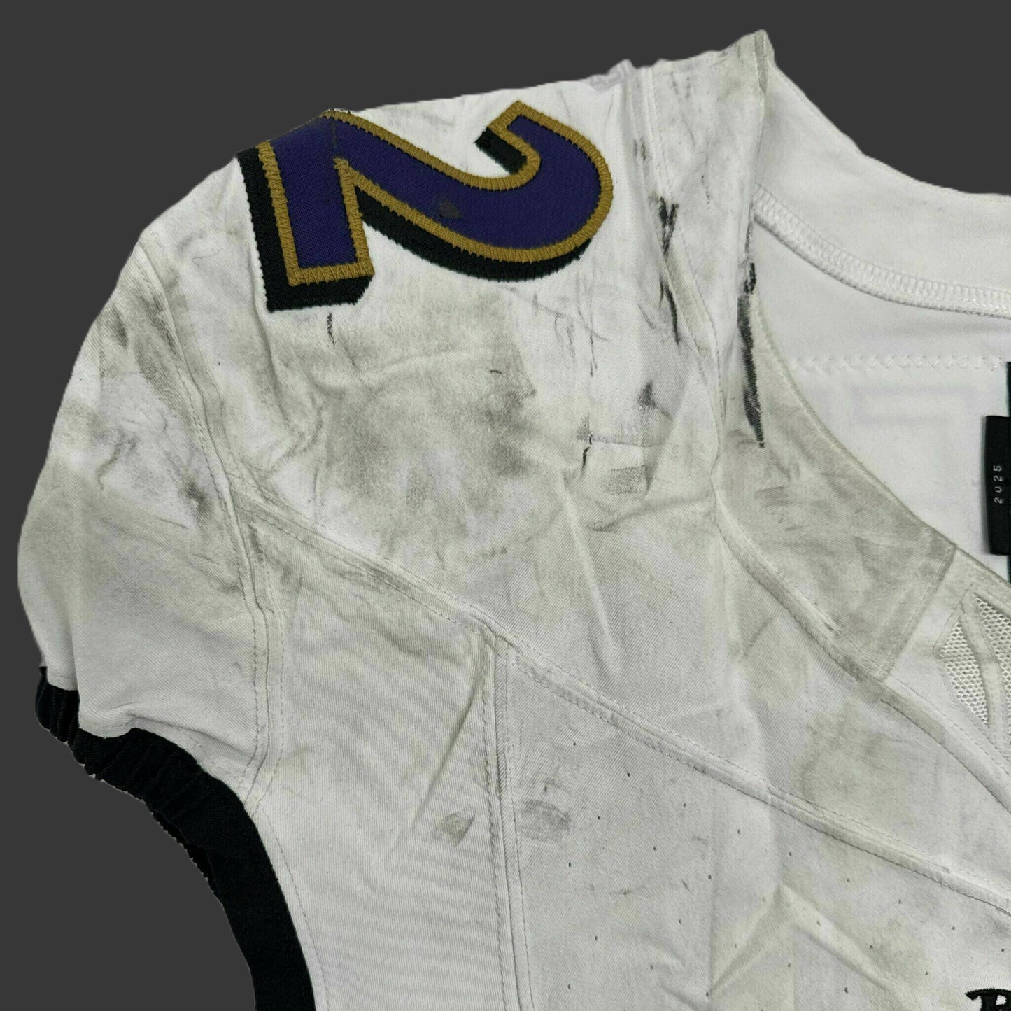 Andrew Vorhees GAME-WORN 💪 11/09/25 Baltimore Ravens 💜 NFL Jersey WIN vs Minnesota Vikings  Also Includes Certificate of Authenticity