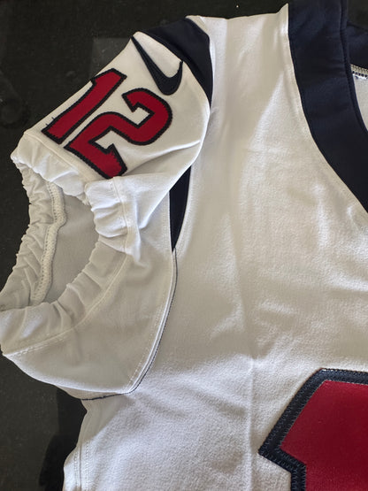 Nico Collins TEAM/GAME ISSUED 💥 Hand Signed✍️ Houston Texans 🐂 Nike NFL Jersey Also inc. COA 🛡️