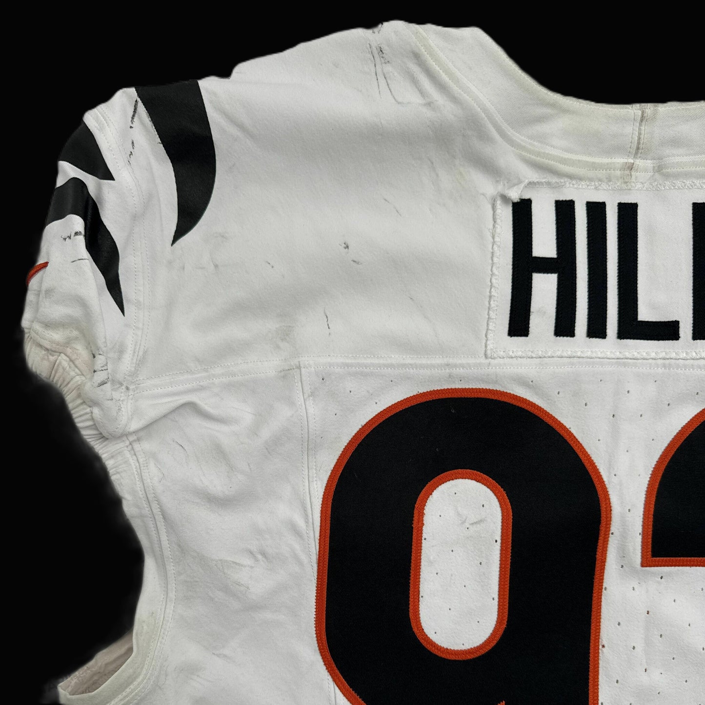 B.J. Hill GAME WORN 💪 10/16/25 Cincinnati Bengals Nike NFL Jersey vs. Steelers inc. COA 🛡️