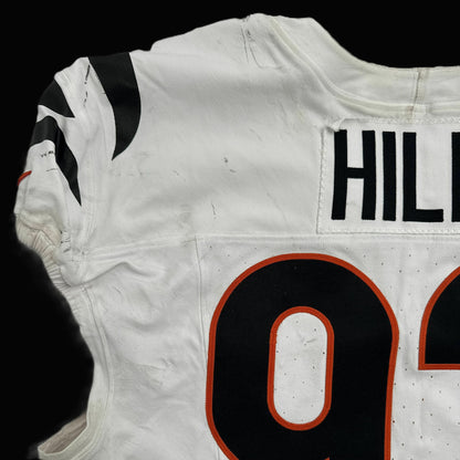 B.J. Hill GAME WORN 💪 10/16/25 Cincinnati Bengals Nike NFL Jersey vs. Steelers inc. COA 🛡️