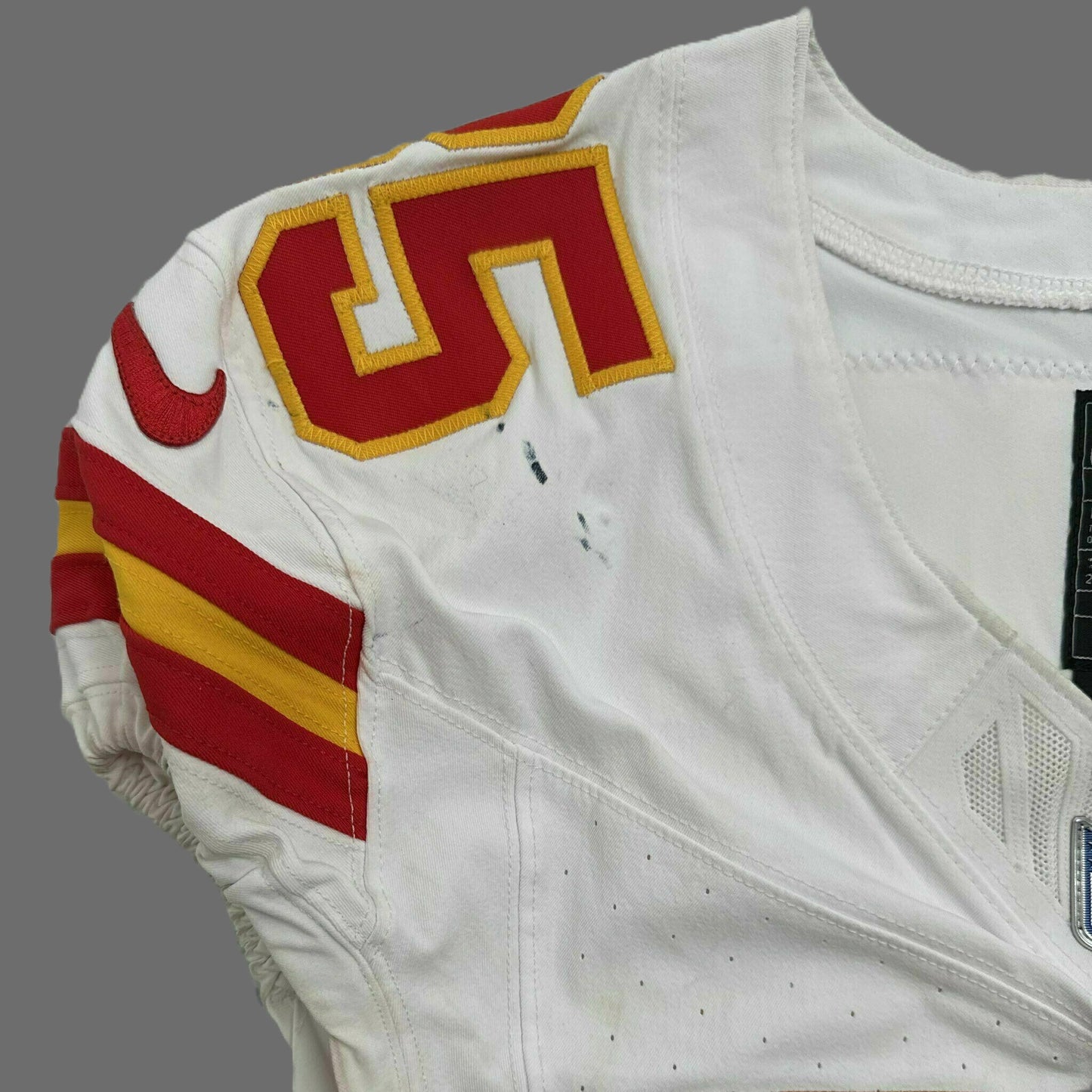 Jaylen Watson GAME WORN 11/16/25 Kansas City Chiefs Nike NFL Jersey vs Denver Broncos Also includes COA