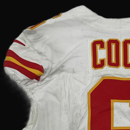 Bryan Cook GAME WORN 💪 09/21/25 Kansas City Chiefs Nike NFL Jersey 🎽 vs Giants - COA included 🛡️