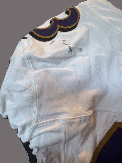 Justice Hill GAME-WORN💪10/06/24 PHOTO-MATCHED📸Baltimore Ravens💜NFL Jersey vs. Bengals
