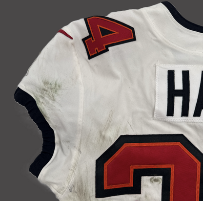Bryce Hall GAME-WORN 8/23/25 Tampa Bay Buccaneers OnField NFL Jersey vs.Bills