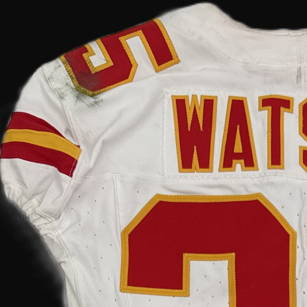 Jaylen Watson GAME WORN 💪 10/06/25 Kansas City Chiefs NFL Jersey 🎽 vs. Jaguars inc. COA 🛡️