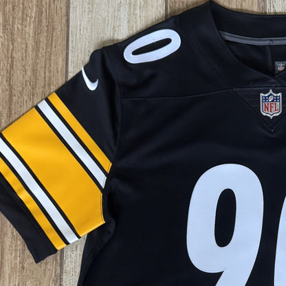 T. J. Watt Hand-Signed ✍️ Pittsburgh Steelers AUTHENTIC Nike NFL Jersey 👕 Includes Fanatics Hologram for Authenticity 🛡️
