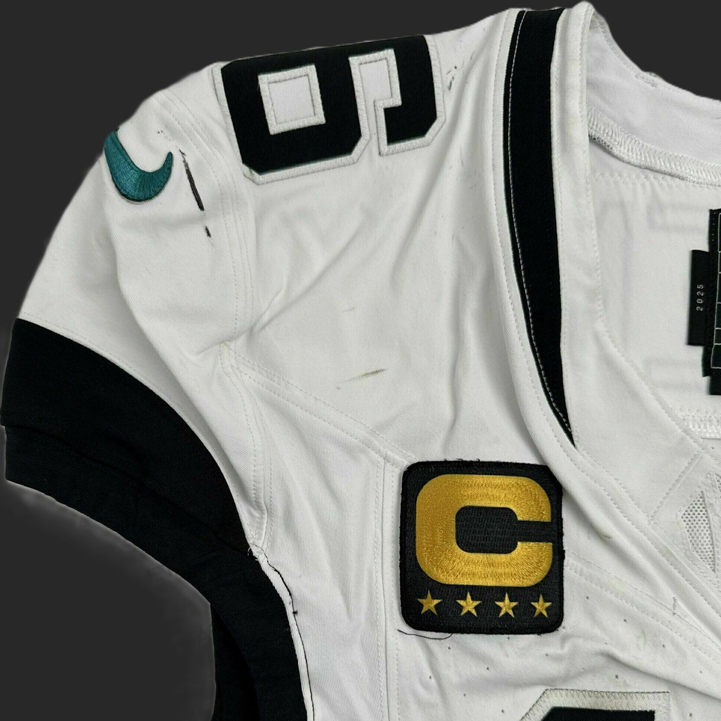 Trevor Lawrence GAME WORN 11/30/25 PHOTO MATCHED 📸 Jacksonville Jaguars NFL Jersey vs Tennessee Titans Also includes COA