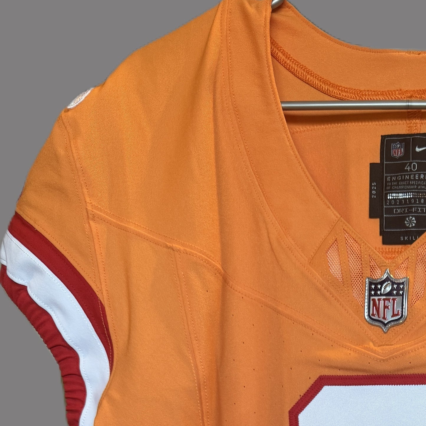 Emeka Egbuka GAME-ISSUED Tampa Bay Buccaneers On-Field NFL Creamsicle Jersey👕