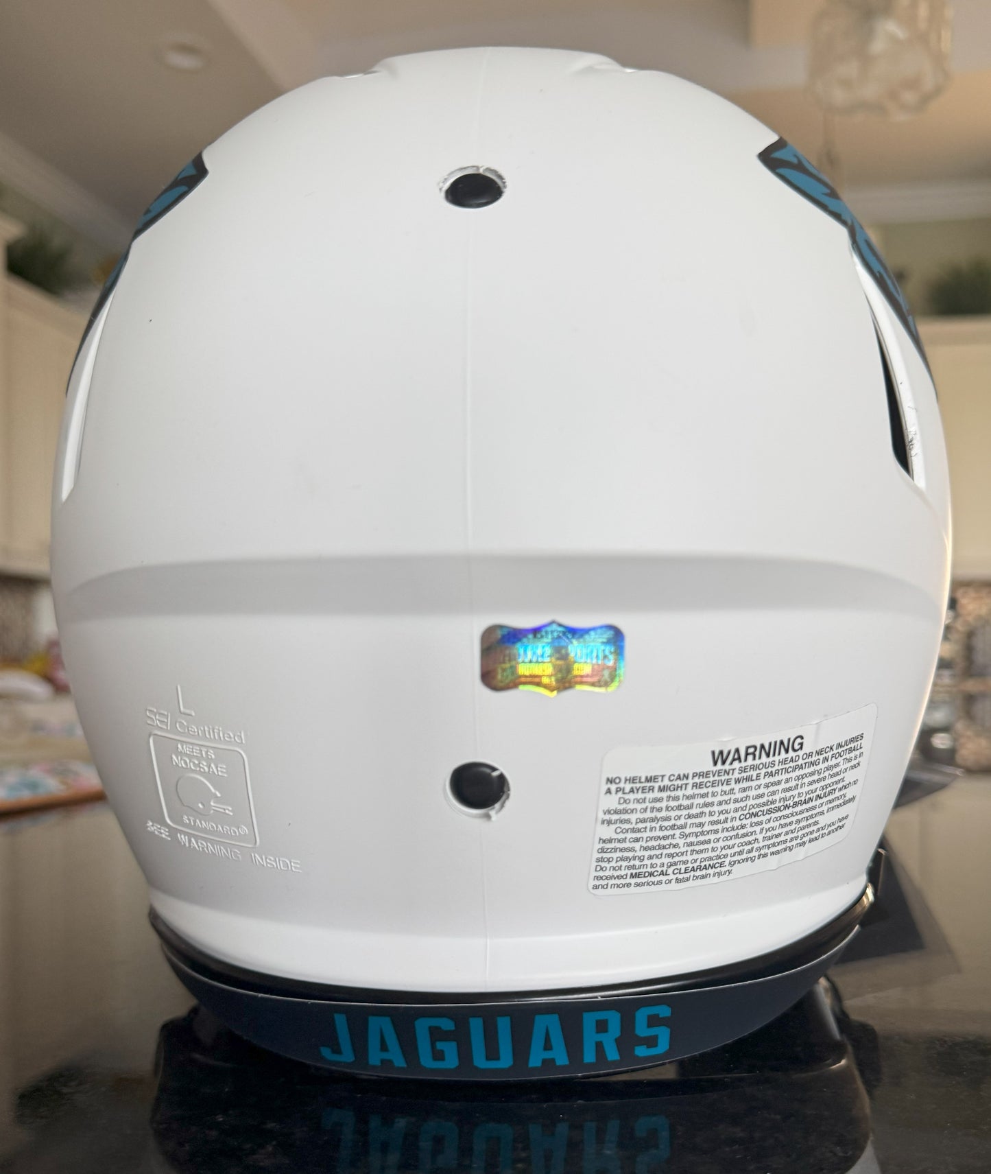 Mark Brunell Signed ✍️ Jacksonville Jaguars 🐆 Full-Size Authentic On-Field Lunar Eclipse Alternate Speed Helmet