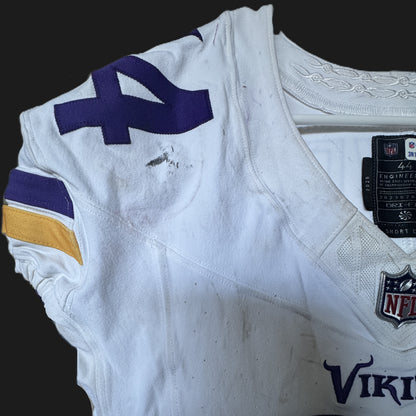 Josh Oliver GAME WORN 💪 09/28/25 PHOTO MATCHED  📸 Minnesota Vikings vs Pittsburgh Steelers NFL Jersey Also includes PSA Authentication