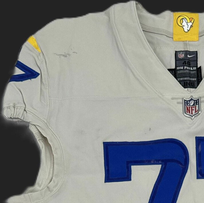 Alaric Jackson GAME ISSUED Los Angeles Rams Nike NFL On-Field Jersey 👕 Inc. COA 🔥