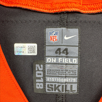 Joe Burrow Team-Issued Cincinnati Bengals On-Field Nike NFL Jersey Includes captains patch Size 44🧡🖤