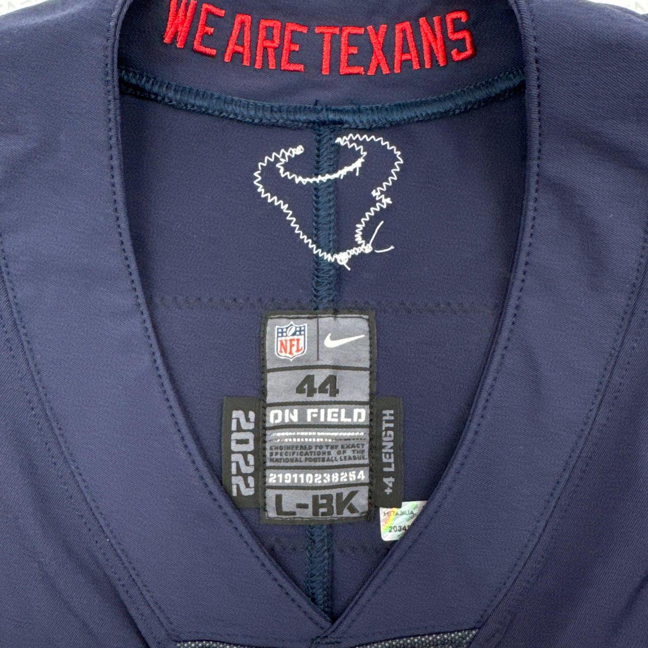 Christian Harris TEAM-ISSUED 💪 Color Rush 🎨 Houston Texans NFL Jersey 👕 Also Inc. COA🛡️