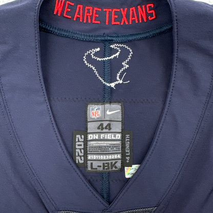 Christian Harris TEAM-ISSUED 💪 Color Rush 🎨 Houston Texans NFL Jersey 👕 Also Inc. COA🛡️