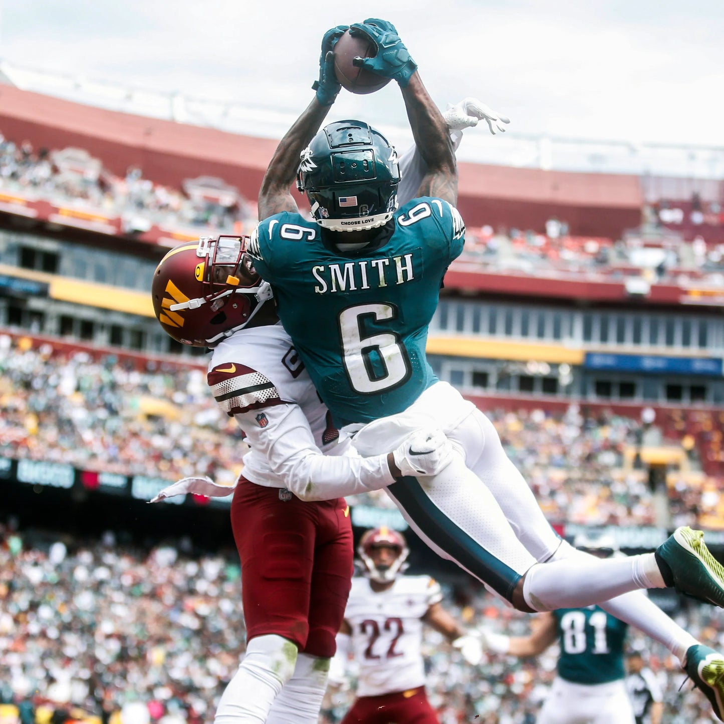 Devonta Smith Signed✍️Philadelphia Eagles🦅Limited Edition Wilson Duke Ball🏈Inscription -Skinny Batman