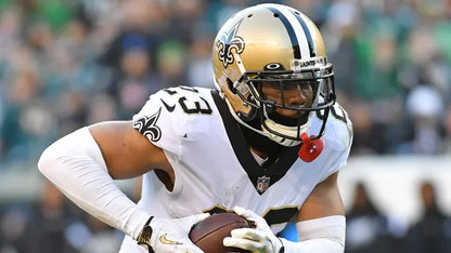 Marshon Lattimore GAME WORN 💪 10/07/24 PHOTO MATCHED 📸 New Orleans Saints ⚜️ Nike NFL Jersey🎽 vs. Kansas City Chiefs - PSA Authenticated 🛡️
