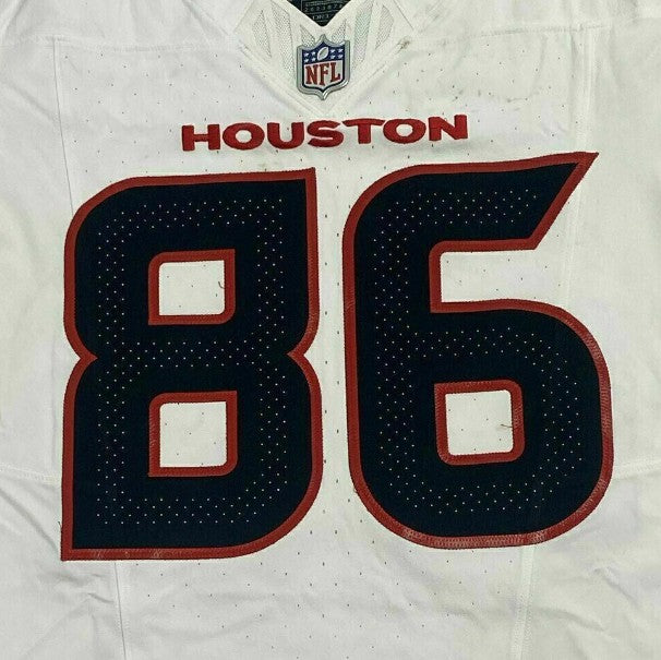 Dalton Schultz GAME WORN 11/16/25 Houston Texans 🐂 Nike NFL Jersey 👕 vs Tennessee Titans Also includes COA