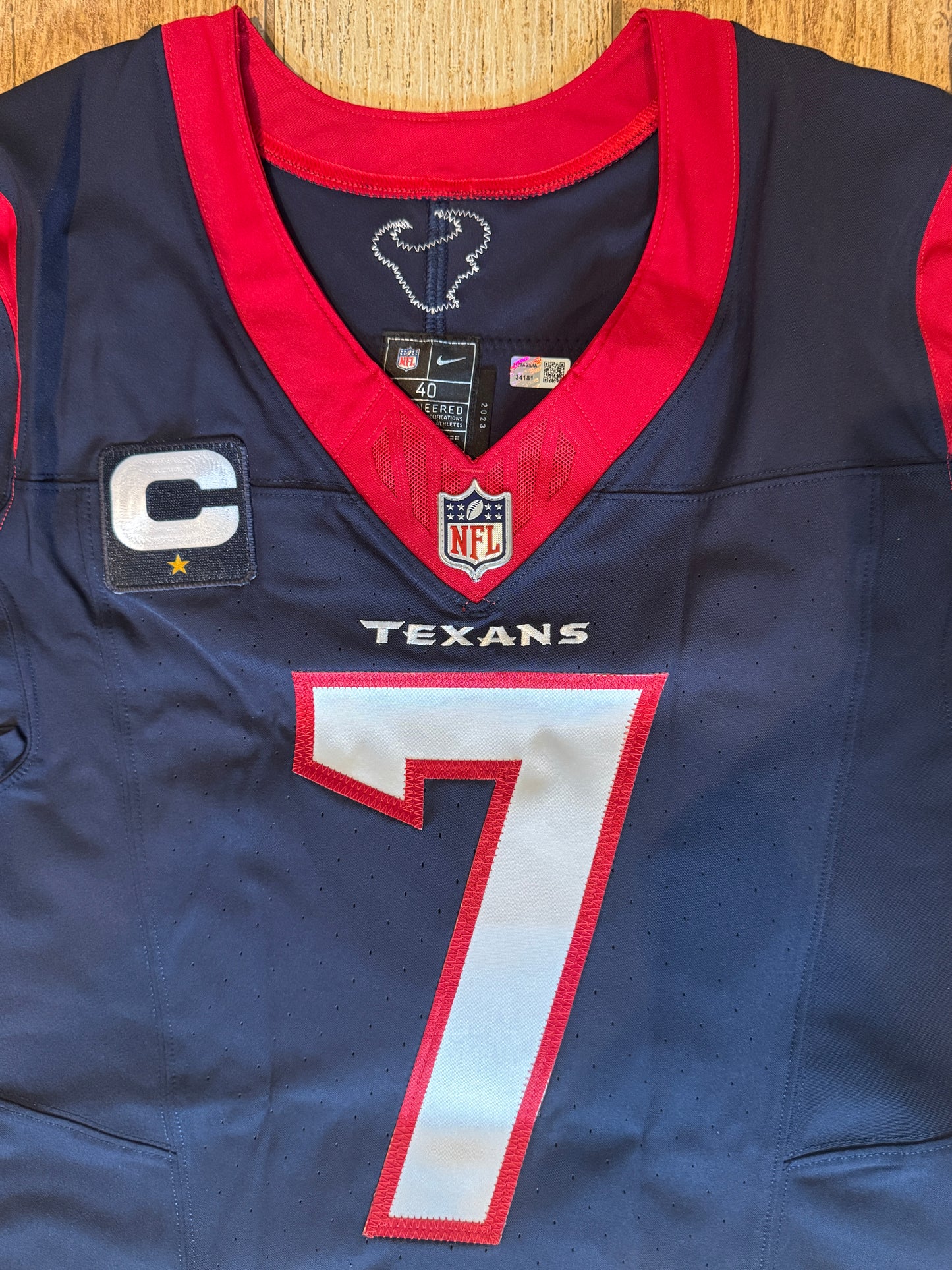 C. J. Stroud TEAM-ISSUED 💪 Houston Texans 🐂 Nike NFL Jersey 👕 Also Includes COA 🔥