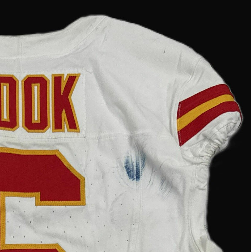Bryan Cook GAME WORN 💪 09/21/25 Kansas City Chiefs Nike NFL Jersey 🎽 vs Giants - COA included 🛡️