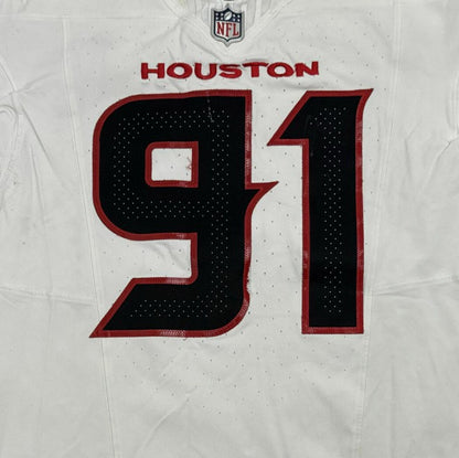 Foley Fatukasi GAME WORN 🔥 Houston Texans Nike NFL Jersey 👕vs Jaguars Inc. COA