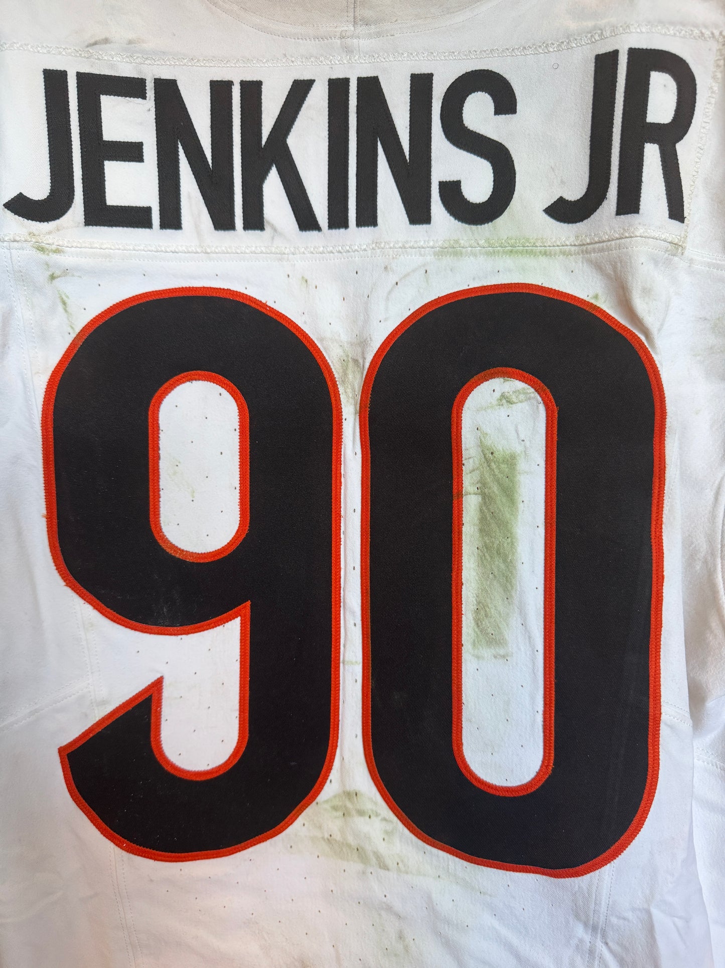Kris Jenkins Jr. GAME-WORN 09/29/25💪Cincinnati Bengals🐅NFL Jersey vs. Denver Broncos