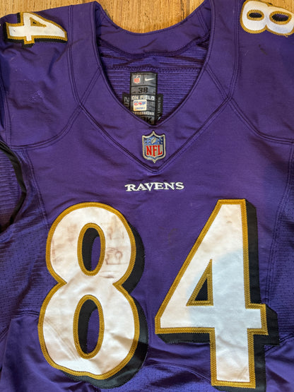 Josh Oliver GAME WORN💪11/20/22 Ravens💜vs. Panthers🐾On-Field NFL Nike Jersey Worn during the November 20, 2022 victory vs. Carolina Panthers