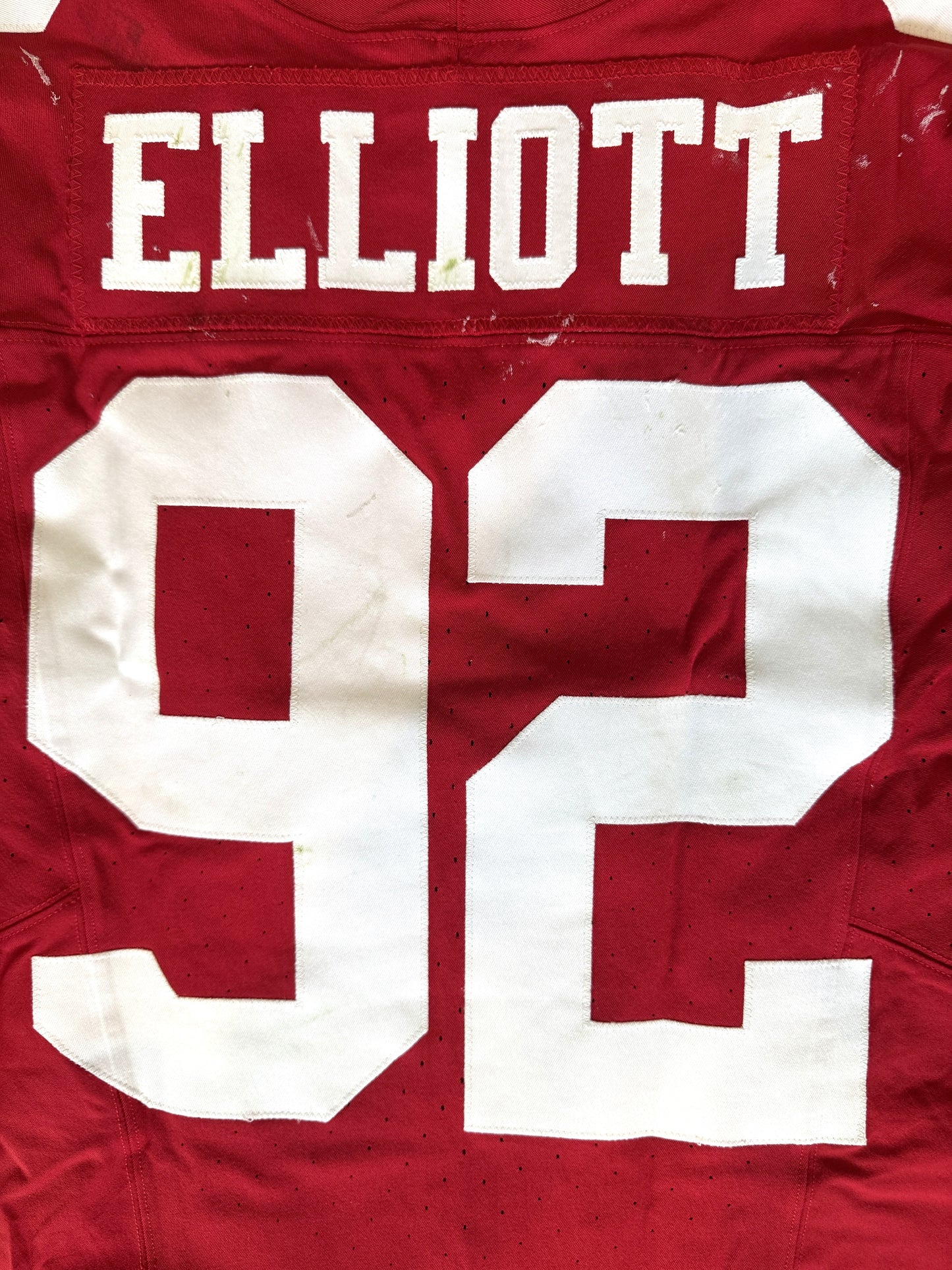 Jordan Elliott GAME USED💪10/20/24 PHOTO MATCHED📸San Francisco 49ers Jersey👕vs Kansas City Chiefs Special Crucial Catch Matchup