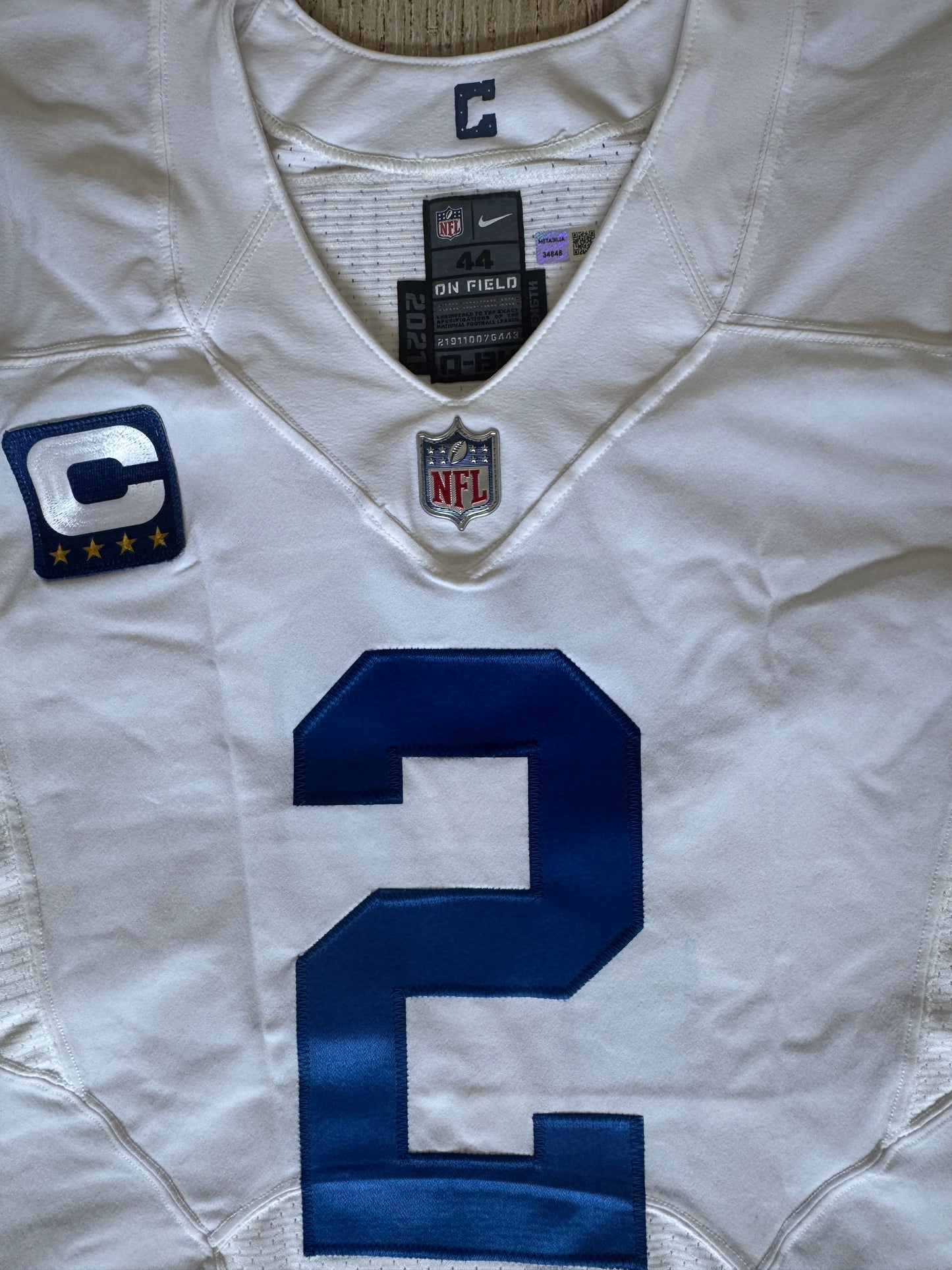 Matt Ryan GAME/TEAM ISSUED 💪 Indianapolis Colts 🐎 Nike NFL Jersey 👕 Includes COA📄